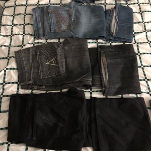 Size 29 . 7 for all man kind women’s jeans